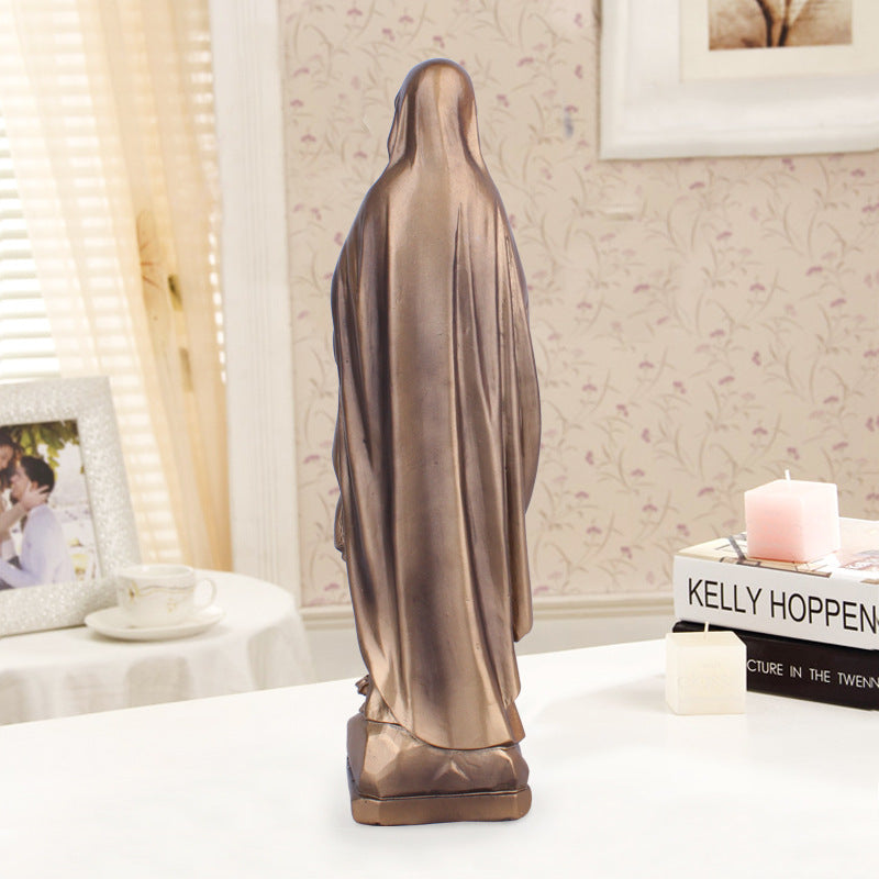 Ornement en Résine – Série Jésus Bronze Créatif