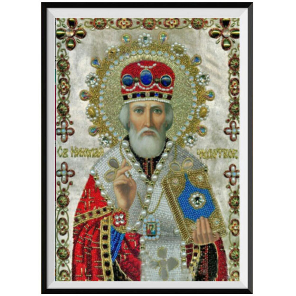 Broderie Diamant Ronde – Mère et Enfant