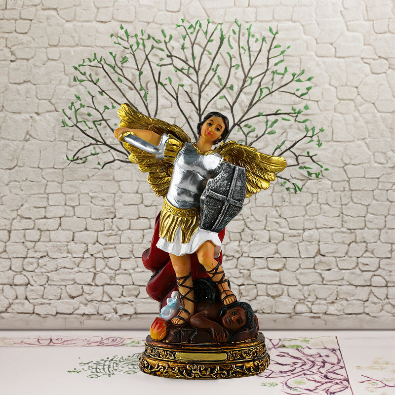 Figurines Religieuses en Résine – Vierge Marie & Naissance de Jésus