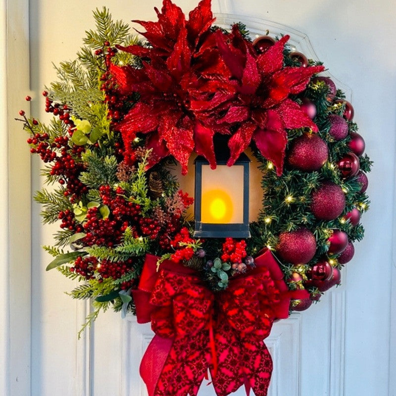 Couronne Lumineuse de Noël – Jésus Sacré