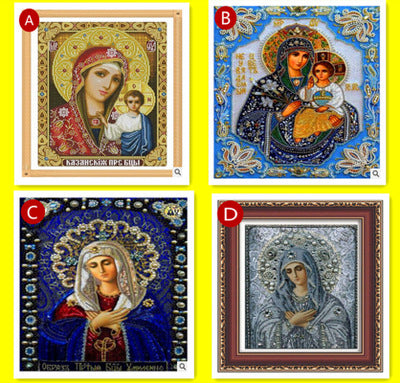 Broderie Diamant Religieuse – Vierge Marie (Our Lady)