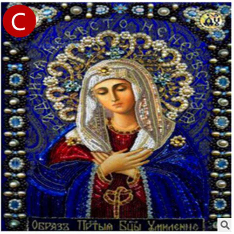 Broderie Diamant Religieuse – Vierge Marie (Our Lady)