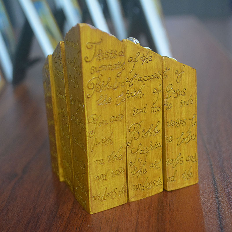 Ensemble de Statues en Résine – Jésus sur Colonne (Décoration de Noël)