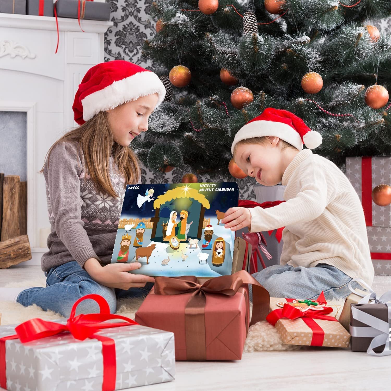 Décoration de Noël en Résine – Naissance de Jésus (Table de sable)