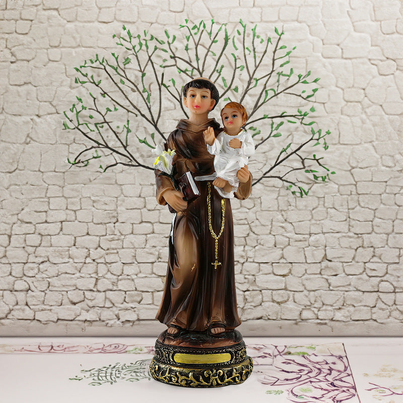 Figurines Religieuses en Résine – Vierge Marie & Naissance de Jésus