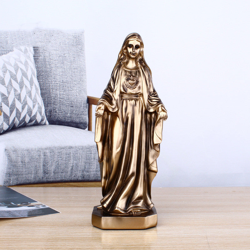 Ornement en Résine – Série Jésus Bronze Créatif