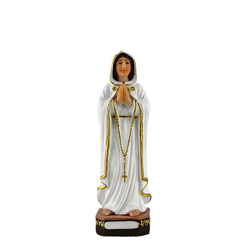 Figurines Religieuses en Résine – Vierge Marie & Naissance de Jésus